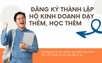 Thủ tục thành lập hộ kinh doanh dạy thêm học thêm